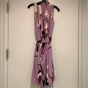 Diane von Furstenberg Cowl neck printed dress